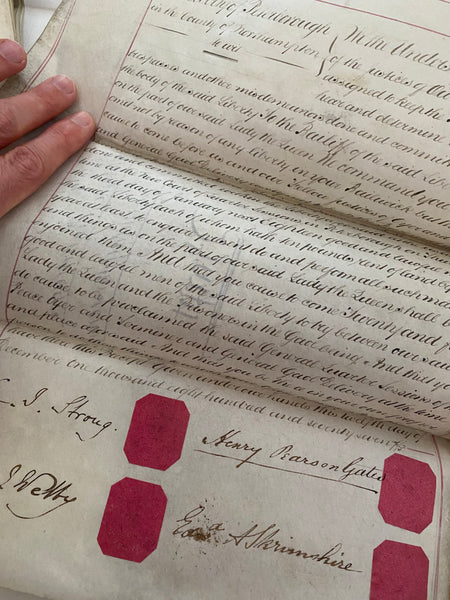 Curious Antique Victorian Collection Of Police Archives Inc. Police, Witness & Judicial Statements - Source Vintage
