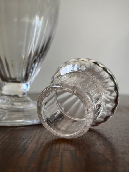 Antique 18th Century Glass Dry Mustard Jar c.1790 - Source Vintage