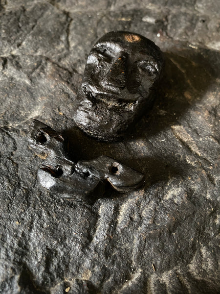 Small Antique 16th Century Sinister Looking Oak Carving From A Bizarre Sideboard From The East Anglia Region - Source Vintage