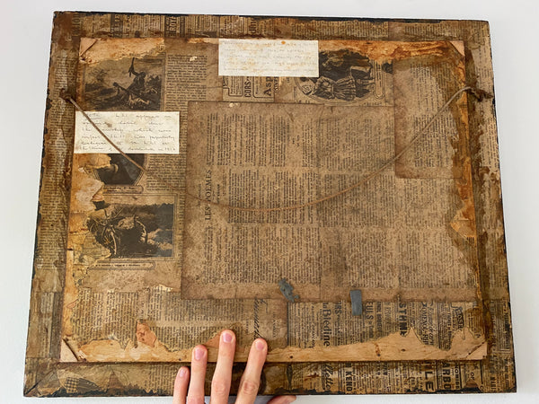 Rare Antique WW1 Framed Crash Debris From 1st Zeppelin Shot Down On British Soil Cuffley - Source Vintage