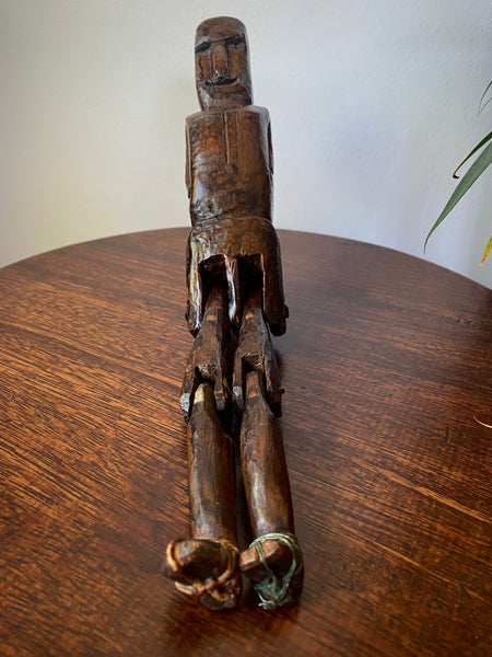 Antique Early 20th Century Folk Art Jigger Doll - Source Vintage
