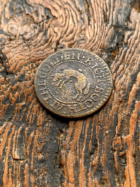 A 375 Year Old Trade Token From Britain’s Most Haunted Pub, ‘The Golden Fleece’, In York - Source Vintage