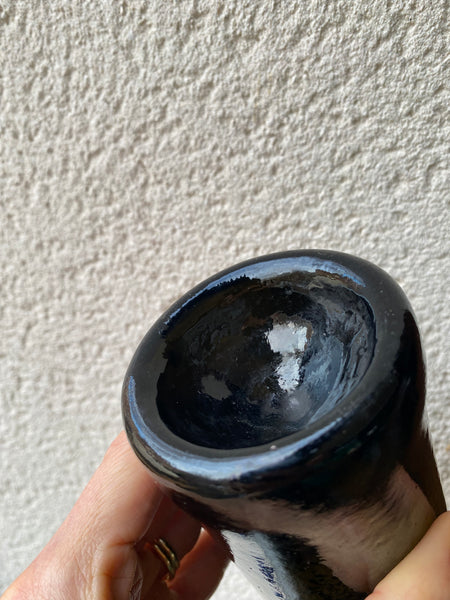 Antique Honourable Society Of The Middle Temple Sealed Glass Wine Bottle c.1800 - Source Vintage