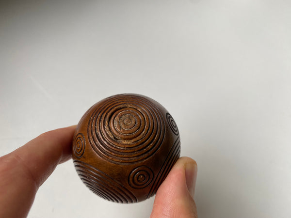 Rare Antique Treen Puzzle Ball c.1820