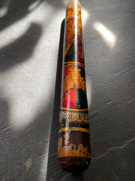 Rare 9" Antique George IV 1821 Exeter Coronation Pocket Warrant Stick