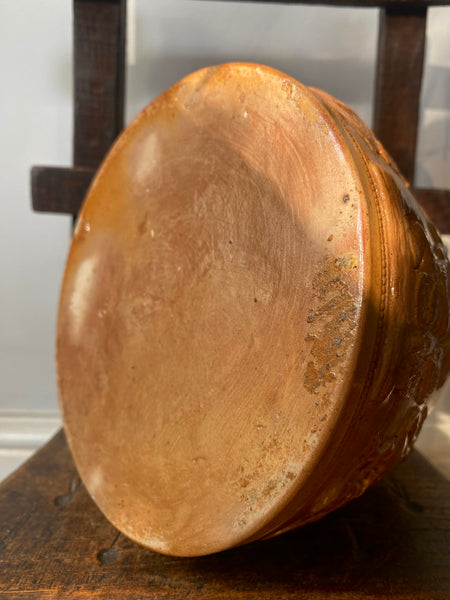 A Fine Example Of An Antique 19th Century Masonic Stoneware Whisky Jug - Source Vintage