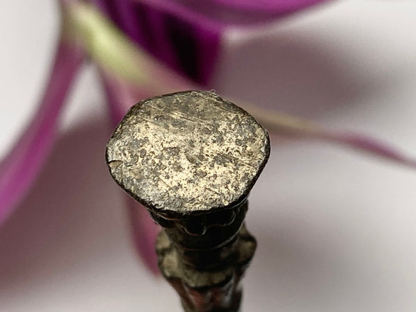 Rare James I Latten Seal Top Spoon With Maker's Mark - Source Vintage