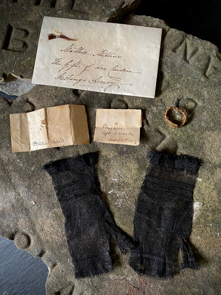 Antique 19th Century Mourning Collection - Source Vintage