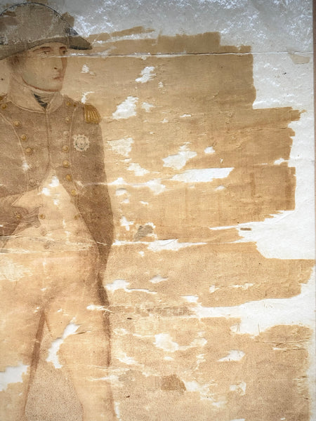 Rare Early 19th Century Engraver’s Proof Of Napoleon At Malmaison On Silk, After Jean-Baptiste Isabey, Engraved By Charles-Louis Lingée And Finished By Richard Cooper c. 1802–1804 - Source Vintage