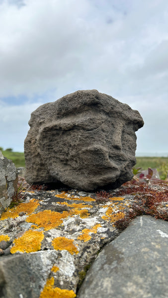 Very Rare 11th - 12th Century Carved Stone ‘Gripping Mouth’ Apotropaic Corbel - Source Vintage