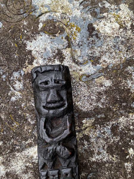 Rare Antique 16th Century Oak Carving With Folk Art Aesthetic From A Bizarre Sideboard From The East Anglia Region - Source Vintage