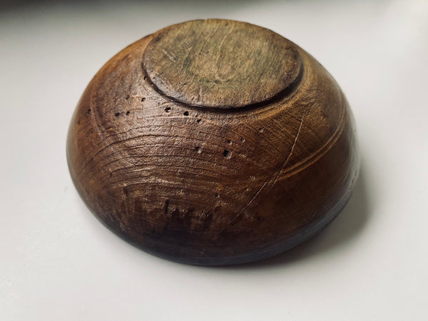 Rare Antique Ripon Workhouse Child’s Sycamore Pauper’s Bowl c.18th-19th Century - Source Vintage