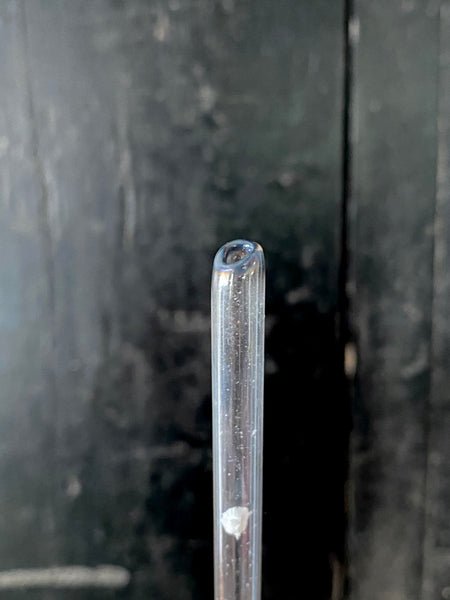 Rare Antique Uncut Handblown Ocularist’s Prosthetic Glass Eye On Stem