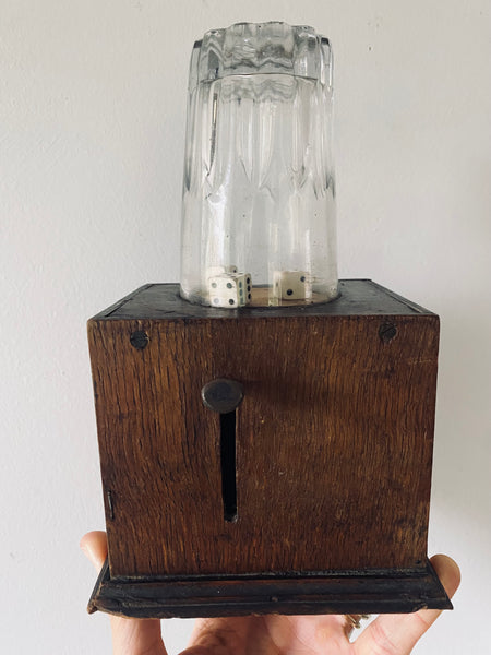 Antique WW1 Scratch Built Chuck-A-Luck Gambling Game Named & Dated 1917 - Source Vintage