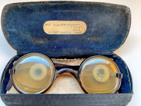 Early 20th Century Joke Googly Eye Spectacles - Source Vintage