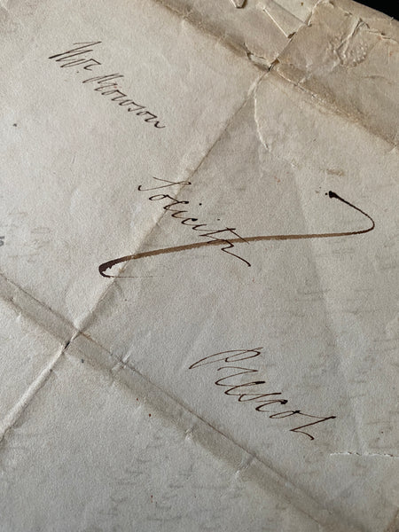 Curious Antique 19th Century Handwritten Manuscript Describing A Case Of Trespass, Violent Assault, Kidnap & False Imprisonment 1826