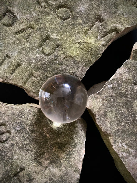 Antique Late 19th/Early 20th Century Victorian Fortune Teller’s Crystal Ball With An Interesting Story…