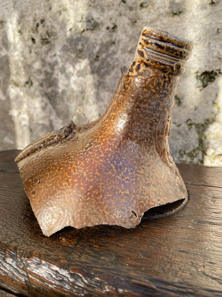 Antique 16th-17th Century Bellamine Jug Or Witches Bottle Fragment - Source Vintage