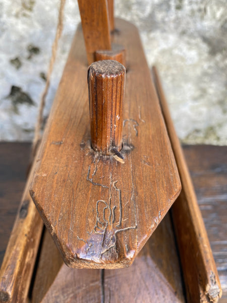 Superb Antique Early 19th Century Pine Drop Down Mousetrap c.1820 - Source Vintage