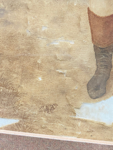 Rare Early 19th Century Engraver’s Proof Of Napoleon At Malmaison On Silk, After Jean-Baptiste Isabey, Engraved By Charles-Louis Lingée And Finished By Richard Cooper c. 1802–1804 - Source Vintage