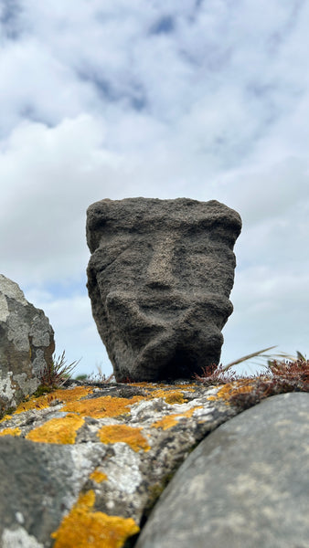 Very Rare 11th - 12th Century Carved Stone ‘Gripping Mouth’ Apotropaic Corbel - Source Vintage