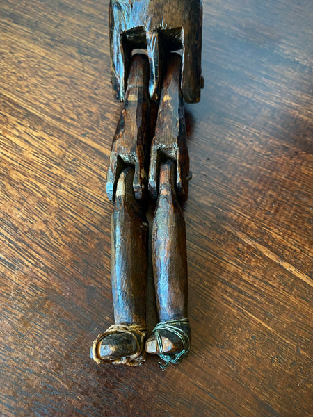 Antique Early 20th Century Folk Art Jigger Doll - Source Vintage