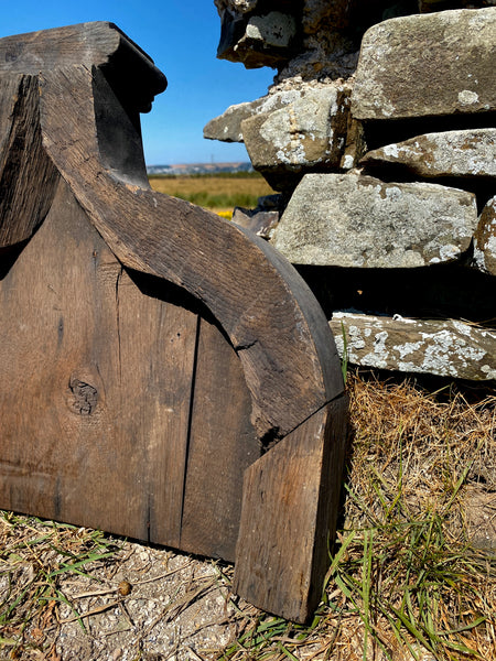 Gothic Pew End Removed In The 19th Century From A Much Older Chapel On Grounds Of A Yorkshire Estate