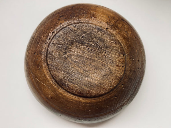 Rare Antique Ripon Workhouse Child’s Sycamore Pauper’s Bowl c.18th-19th Century - Source Vintage