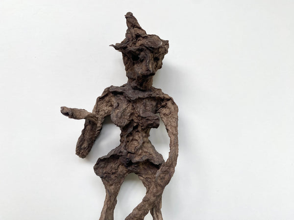 Unusual Early 1900’s Poppet Doll Made From A Dried Root, Used In Folk Magic & Witchcraft - Source Vintage