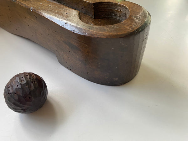 Rare Late 18th Century Treen Trap & Ball For The Ancient Pub Game ‘Bat & Trap’ - Source Vintage