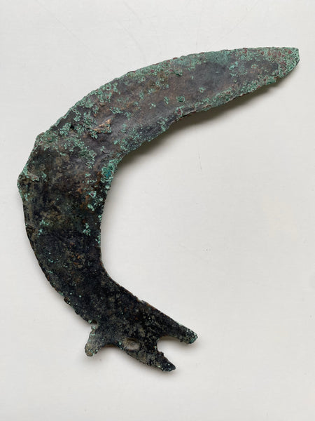 Rare Early Iron Age Bronze Celtic Ritual Sickle c.800-600 BC - Source Vintage