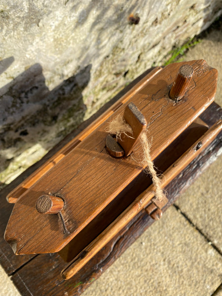 Superb Antique Early 19th Century Pine Drop Down Mousetrap c.1820 - Source Vintage