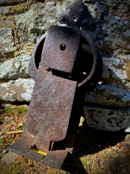 Antique Late 16th-Early 17th Century Iron Lock c.1558-1603 - Source Vintage