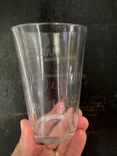 Antique 19th Century Disaster Glass For The Hartley Colliery Disaster 1862 - Source Vintage