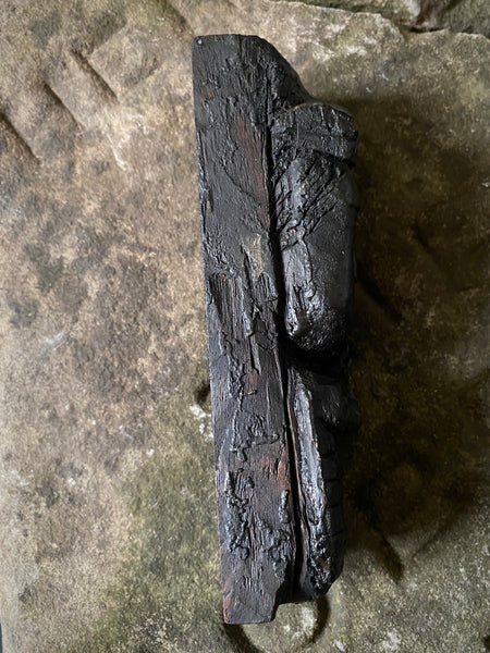 Rare Antique 16th Century Oak Carving With Folk Art Aesthetic From A Bizarre Sideboard From The East Anglia Region - Source Vintage