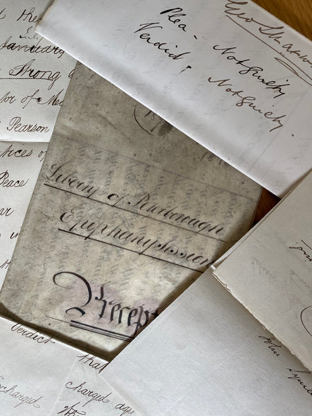 Curious Antique Victorian Collection Of Police Archives Inc. Police, Witness & Judicial Statements - Source Vintage