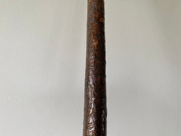 Rare Antique Early 20th Century Folk Art Hand Carved Figural Walking Stick In The Form Of Lloyd George - Source Vintage