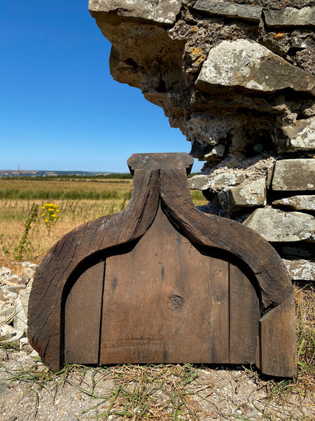 Gothic Pew End Removed In The 19th Century From A Much Older Chapel On Grounds Of A Yorkshire Estate