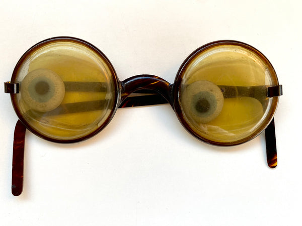 Early 20th Century Joke Googly Eye Spectacles - Source Vintage