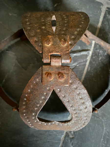 Rare Antique 19th Century Riveted Metal Chastity Belt - Source Vintage