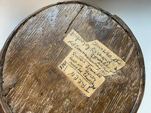 Early George IV Treen Grain Measure & Scoop With Link To The ‘Swing Riots’ Of 1843 With Provenance
