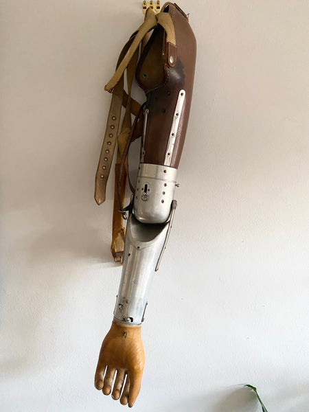 Vintage World War 2 Era Prosthetic Arm - Source Vintage