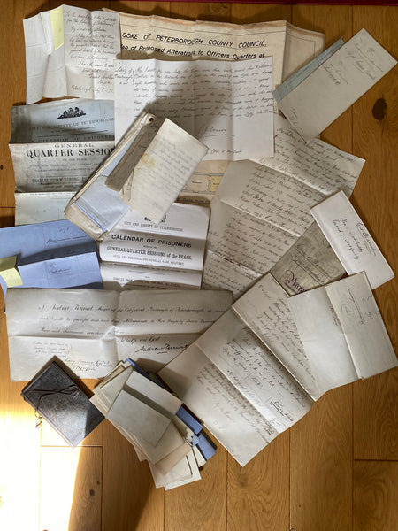 Curious Antique Victorian Collection Of Police Archives Inc. Police, Witness & Judicial Statements - Source Vintage