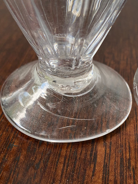 Antique 18th Century Glass Dry Mustard Jar c.1790 - Source Vintage
