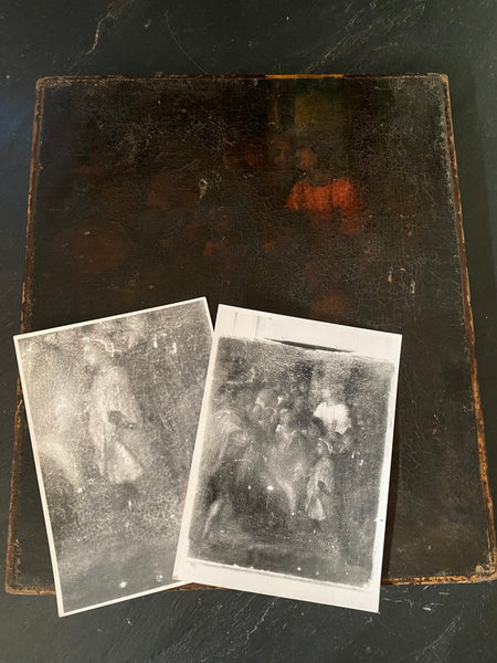 Mysterious Antique 16th Century Oil On Canvas Painting With Infrared Scans Dating It To Circa 1533 - Source Vintage
