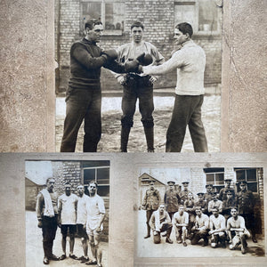 Lot Of 3 Antique Early 20th Century Boxing Photographs