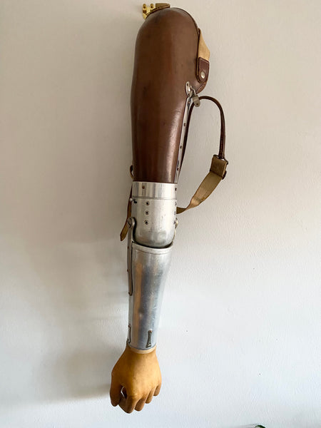 Vintage World War 2 Era Prosthetic Arm - Source Vintage