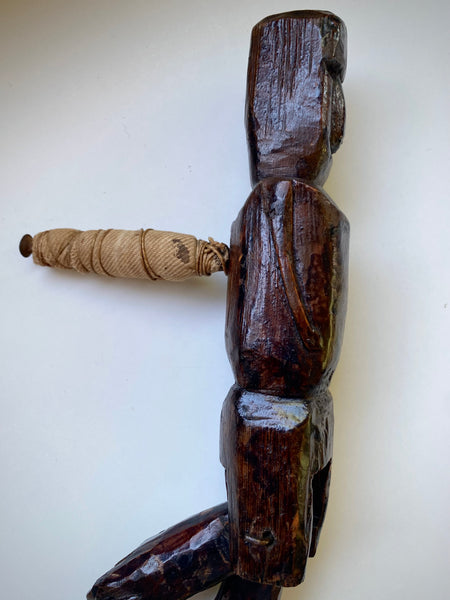 Antique Early 20th Century Folk Art Jigger Doll - Source Vintage