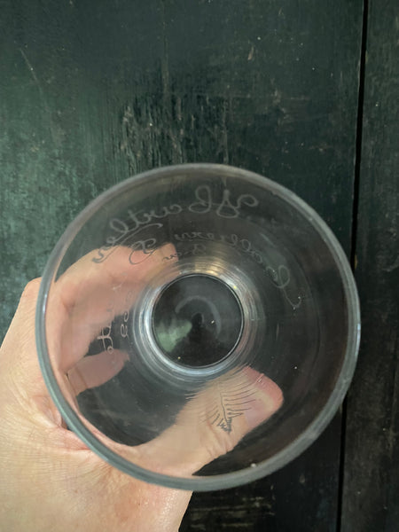 Antique 19th Century Disaster Glass For The Hartley Colliery Disaster 1862 - Source Vintage