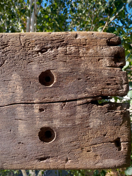 Primitive American Folk Art Shed Made ‘Snake Farm’ Sign - Source Vintage